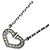 Collana Cartier C Heart in oro bianco 18K con diamante