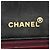 Borsa a tracolla Chanel in pelle d'agnello nera - vista 5