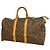 Louis Vuitton Brown Boston Monogram Keepall 45