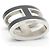 Hermès Collier pendentif Hermes Black Silver Pop H - vue 3