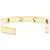 Bracciale Charm Fendi in metallo dorato e cristallo - vista 2