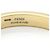 Bracciale Charm Fendi in metallo dorato e cristallo - vista 3