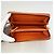 Cartera larga Gucci de cuero naranja - vista 3