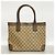 Borsa Tote Gucci in tela marrone - vista 11