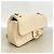 Bolsa de Ombro Chanel Pink Beige - vista 2