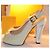 Fendi Slingback Peep-Toe Pumps aus Lackleder in Weiß/Creme - Ansicht 2