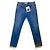 Chanel 22P Logo Printed Denim Jeans Blue & Multicolor FR 40
