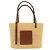 Sac Tote Loewe en raphia et cuir - vue 2