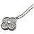 Collana Pendente Sweet Alhambra Van Cleef & Arpels in Oro Bianco con Diamanti