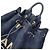 Zaino Chanel in tela blu navy - vista 10