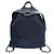 Zaino Chanel in tela blu navy - vista 2