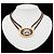 Hermès Hermes Choker-Halskette aus braunem Leder - Ansicht 8