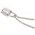 Collana Louis Vuitton Silver Lockit UNICEF - vista 5