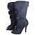 Botines Chanel 09P Raso Negro Lazos CC EU 38