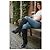 Botines Chanel 09P Raso Negro Lazos CC EU 38 - vista 3