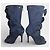 Botines Chanel 09P Raso Negro Lazos CC EU 38 - vista 5