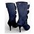 Botines Chanel 09P Raso Negro Lazos CC EU 38 - vista 7