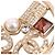Chanel N 5 Timeless Große Creolen-Ohrringe Multicolor Gold - Ansicht 2