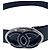 Chanel Oval CC Leather Belt in Black and Silver - view 5