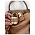Borsa a mano Chloé Paddington in pelle marrone - vista 3