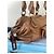 Borsa a mano Chloé Paddington in pelle marrone - vista 5