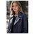 Chanel 12P gesteppte Leder-Bikerjacke - Dunkelblau Petrol FR 36 - Ansicht 4