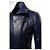 Chanel 12P gesteppte Leder-Bikerjacke - Dunkelblau Petrol FR 36 - Ansicht 5