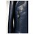 Chanel 12P gesteppte Leder-Bikerjacke - Dunkelblau Petrol FR 36 - Ansicht 7