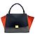 Céline Celine Tricolor Trapeze Leather Medium