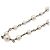Collana lunga Chanel Coco Mark in perle finte - vista 5