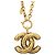 Colar de corrente Chanel Coco Mark Matelassé - vista 2