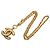 Colar de corrente Chanel Coco Mark Matelassé - vista 3