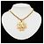 Collar de cadena Chanel Flower Coco Mark - vista 7