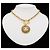 Collana a catena rotonda Chanel Coco Mark Medallion - vista 8