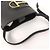 Borsa a tracolla GUCCI in pelle nera - vista 3