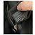 Zucchino Fendi Monogram Shopper-Tasche aus schwarzem Leder - Ansicht 13