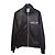 Casaco Track em couro preto Helmut Lang