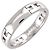 Ring Hermès Anel Faixa Hermes Ever Hercules em Ouro Branco 18K