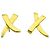 Autre Marque Orecchini Tiffany & Co. Kiss in oro giallo 18K