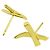 Autre Marque Orecchini Tiffany & Co. Kiss in oro giallo 18K - vista 3
