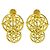 Céline Pendientes de clip Celine en oro amarillo 18K