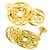 Céline Pendientes de clip Celine en oro amarillo 18K - vista 4