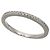 Autre Marque Tiffany & Co. Novo Half Diamond Ring aus Platin - Ansicht 4