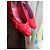 Fendi Slingback-Heels aus rotem Satin - Ansicht 8