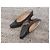 Scarpe con tacco in pelle e camoscio nero da donna Prada - vista 8