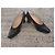 Scarpe con tacco in pelle e camoscio nero da donna Prada - vista 9