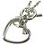 Hermès Collana a catena Hermes in argento sterling 925 con logo cuore - vista 3