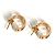 Autre Marque Tiffany & Co. Atlas Logo Ohrringe aus 18K Gold - Ansicht 5