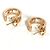 Autre Marque Tiffany & Co. Atlas Logo Ohrringe aus 18K Gold - Ansicht 7