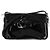Mini borsa Armani Jeans nera in pelle verniciata - vista 3